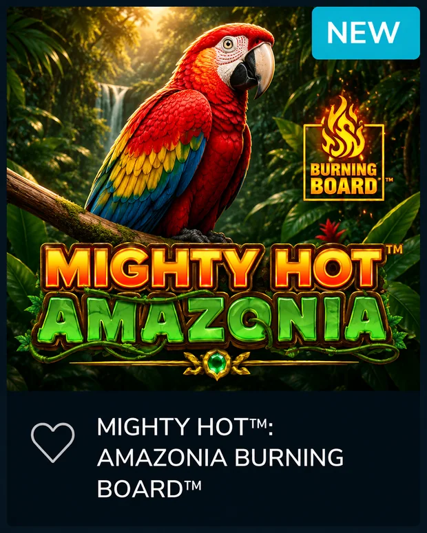Mighty Hot Amazonia Burning Board pokie